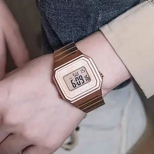 【WANgT】CASIO 卡西歐 復古中性 大數字 計時 鬧鐘 不銹鋼 電子錶 41mm