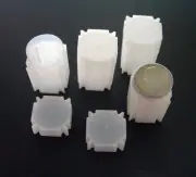 CoinSafe Square Coin Tubes for 1oz Silver Round s PVC FREE & MADE IN USA