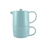 Maxwell & Williams Cafe Life Porcelain Tea for One With Infuser 450ml - Cloud