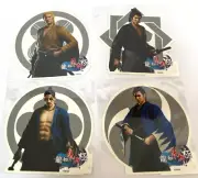 Ryu ga Gotoku Ishin! KIWAMI Limited Sticker Sakamoto Okita Hijikata Saigo 4 Set