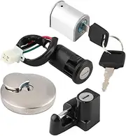 Zohisin Quick 12 0×9 0×7 Ignition Lock Fuel Lock Helmet Lock Anti Theft Lock for Monkey ape Easy to Install Efficiency