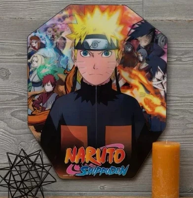 Naruto Shippuden Image Changing 3D Holographic Lenticular Wood Wall Decor
