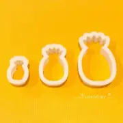 Pineapple Polymer Clay Cutter Set