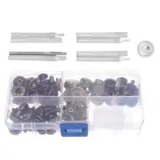40 Sets Craft Snaps Fasteners Kit Installation Tools