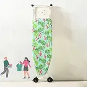 Standard Ironing Board Cover and Pad 36x13in 43x14in 48x15in Cotton Iron Board Cover Heat Resistance Iron Board Replacement Cover Scorch Resistant(Banana Leaf,36x13in/92x33cm)