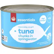 Essentials Tuna Chunks In Spring Water 425g