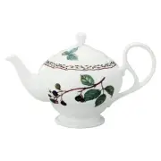 Noritake Orchard Garden Teapot White 1030cc Bone China Made in Sri Lanka