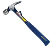 NEW ESTWING E6-22T HAMMER TOOTH 22oz RIP CLAW SMOOTH FACE HAMMER WITH SHOCK REDUCTION GRIP