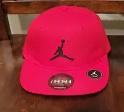 NIKE AIR JORDAN RETRO JUMPMAN SNAPBACK HAT Youth Cap Gym Red/Black Youth 8-20