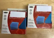 Belkin 5 Pack 3.5 Dual Diskette Case Media Storage F8E020 Multi Color 2 Boxes
