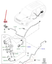 LAND ROVER RANGE ROVER IV L405 Fuel Vapour Non-Return Valve LR117394 NEW GENUINE