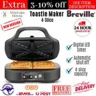 Breville 4-Slice Electric Jaffle Toastie Maker Non-stick Sandwich Snacks Press