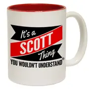 New It's A Scott Thing You Wouldn't Understand Funny Novelty Mug