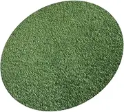 Totority Artificial Grass Mat Round Fake Turf Table Mat for Outdoor Indoor Use Simulated Grass Placemat for Dining Decor Great for Parties Thanksgiving and Christmas