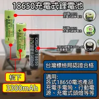 在飛比找蝦皮購物優惠-《附發票》松下18650鋰電池 3300/3400mah 超