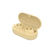 Bluephonic True Wireless Earbuds Bluetooth 5.0 HD Sound in Ear Totally Wireless Earphones Play Auto Pairing Sport Headset-Yellow