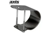 Axis BB76W UHF Antenna 76mm Wrap-Around Bull Bar Mount Bracket White S/Steel