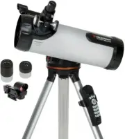 Celestron - 114LCM Computerized Newtonian Telescope - Motorized Altazimuth Mount