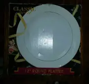 SAKURA CLASSIC GOLD 12 INCH PLATTER NEW IN BOX