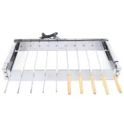 YIYIBYUS 10Skewers Stainless Steel Automatic Flipping Barbecue Grill