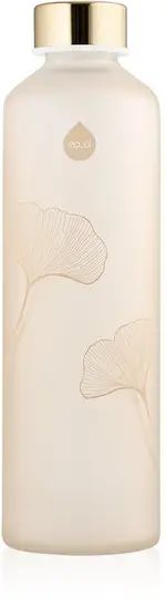 Equa Mismatch Ginkgo Glass Water Bottle 750ml