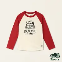 在飛比找momo購物網優惠-【Roots】Roots大童-經典小木屋系列 經典LOGO棒