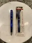 Sheaffer Retired, Rare TRANSLUCENT BLUE CT Fountain Pen / Ballpoint Set NOS 1996