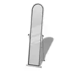 Full Length Floor Mirror Free Standing Bedroom Dressing Room Mirrors Grey Finish