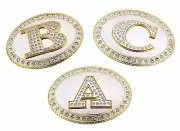 A B C D G J K L M P R S T N E W Initials Letter Belt Buckle Western Cowboy Rodeo