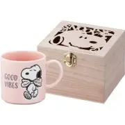 "PEANUTS" Colorful Peanut Mug Cup Wood Box GOOD VIBES SN454-11H