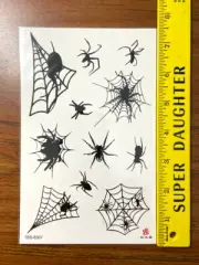 Spider Web Body Tattoo Halloween Spider Web Arm Leg Temporary Body Tattoos