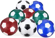 CLISPEED 8Pcs Mini Table Soccer Balls Replacement Foosball Accessories for Tabletop Games Soccer Party Decorations and Favors