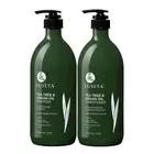 LUSETA TEA TREE & ARGAN OIL SHAMPOO&CONDITIONER 33oz FOR OILY HAIR FLAKY SCALP