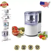 Lightweight 4-Cup Oscillating Food Processor with Integrated Measuring Scoop