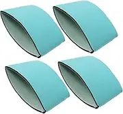 Vaguelly 4Pcs Insulated Reusable Coffee Cup Sleeves Thick Neoprene Drink Covers for Hot Cold Beverages Portable Flexible Design for for Takeaway