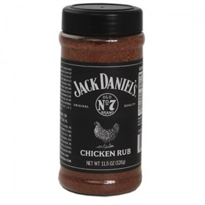 Jack Daniels BBQ Rub Seasoning Rub Chicken 11.5oz Father's Day gifts