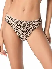 [Michael Kors] Swimwear Women's Cheetah Print High Leg Bottom