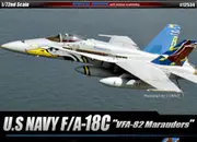 Academy 1/72 F/A-18C U.S Navy VFA-82 "Marauders" Le: Hornet Plastic Model Kit [12534]