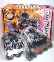Mongoose ABEC-5 Inline Skates Roller Blades Mens Size 7, Aluminum Frame, NIB