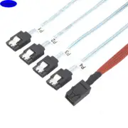 MINI SAS HD SFF-8643 to 4 Ports SATA Server High Speed Connection Cable