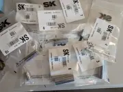 NEW - SK TOOLS 8pc Mixed Lot Sockets 1/4", 3/8" Drive sae USA
