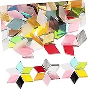 JEWEDECO 1 Flowerpot Mosaic Tile Mosaic Decor Supplies Delicate Mosaic Tiles Glass Tiles Mosaic Tiles for Crafts Making Picture Frames Mosaic Jewelry Art Supplies Supply