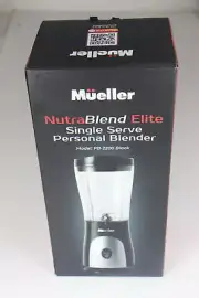Mueller NutraBlend Elite Single Serve Personal Blender & Food Processor NEW U55A
