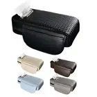 Car Armrest Cushion Raised Tissue Box Holder For Car Tissue Case Holder Leath