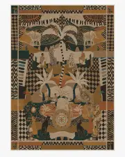 305' x 425' | Machine Washable Runner Rug | Kid & Pet Friendly | Indoor Rug | Architectural Digest La Joie Natural Multicolour Rug | Ruggable