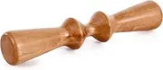 EARTHLITE Wooden Massage Roller - Deep Therapeutic Massage Tool Along The Spine & Trigger Point Release