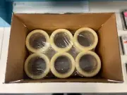 Clear Scotch Tape 371 Carton Sealing Tape 3M, 36 Rolls in Box