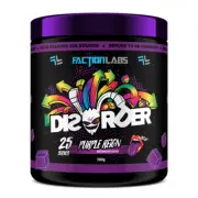 Faction Labs Disorder Purple Reign/Watermelon Flavour 25 Serves Exp: 10/11/2025