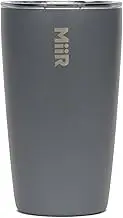MiiR Tumbler, 12oz Insulated Stainless Steel with Press Fit Slide Lid – Splash Proof Design, Holds Hot & Cold Beverages, Stylish & Functional Cup Holder Compatible