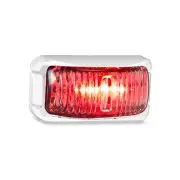 LED Autolamps Red Rear End Outline Marker Light White Base 2 LED Lamp Box of 10